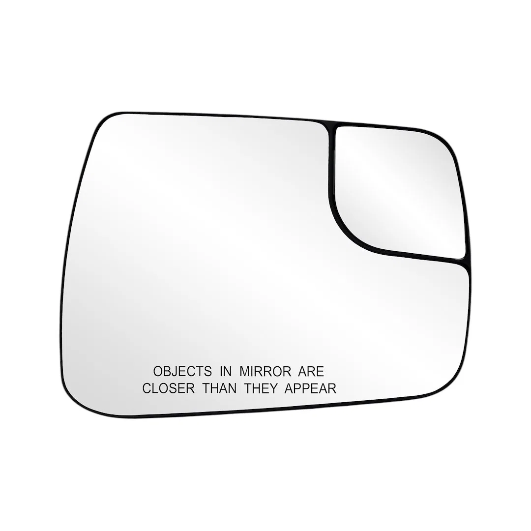 30317 – K-SOURCE Exterior Mirror Glass, OEM Replacement Direct Fit With Backing Plate With Heated Glass 6-3/4 Inch He...